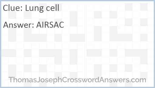 Lung cell Answer