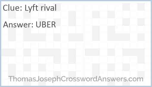 Lyft rival Answer