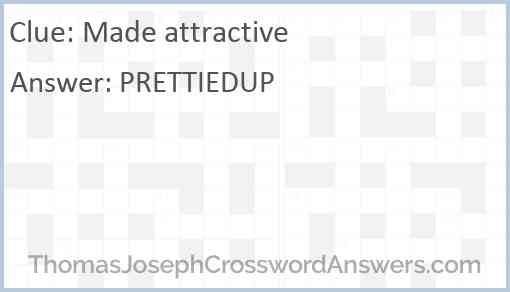 Made attractive Answer