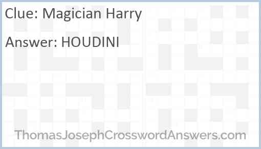 Magician Harry Answer