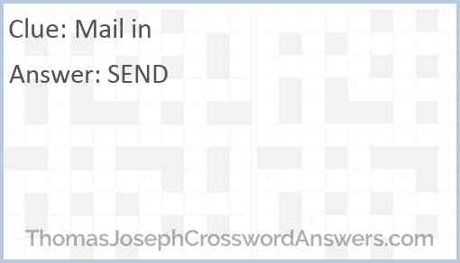 Mail in Answer