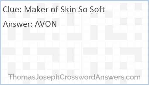 Maker of Skin So Soft Answer