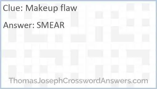 Makeup flaw Answer
