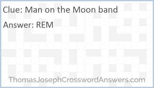 “Man on the Moon” band Answer