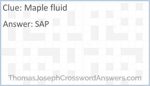 Maple fluid Answer