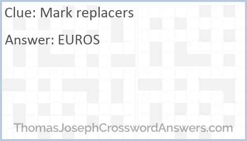 Mark replacers Answer