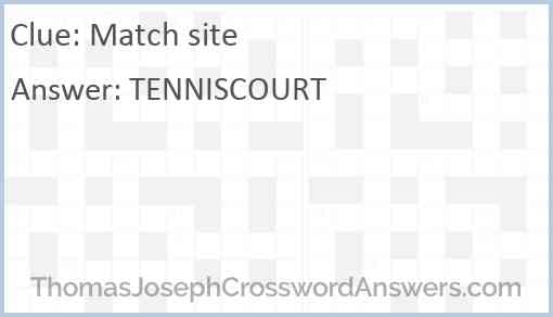 Match site Answer
