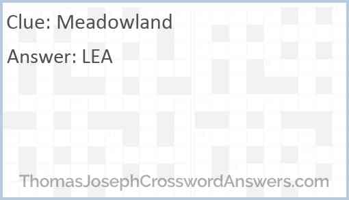 Meadowland Answer