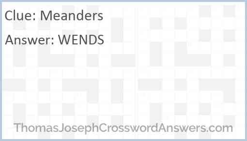 Meanders Answer