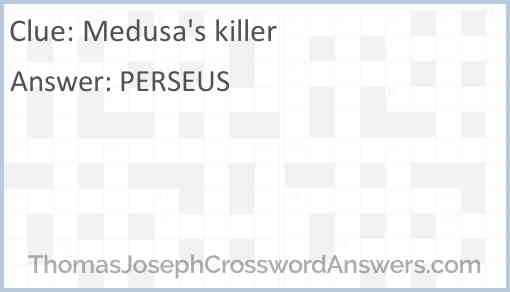 Medusa’s killer Answer