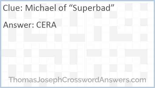 Michael of “Superbad” Answer