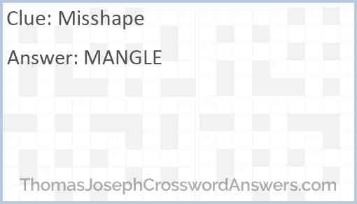 Misshape Answer