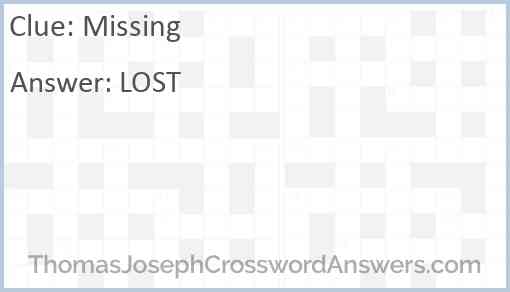 Missing Answer