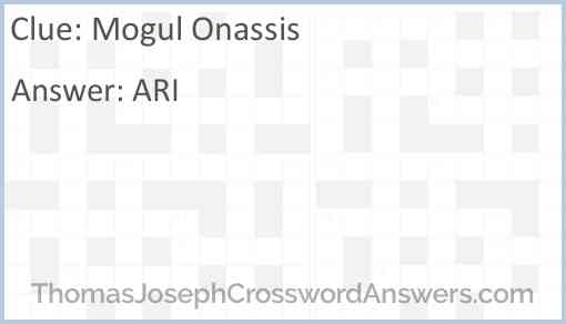 Mogul Onassis Answer