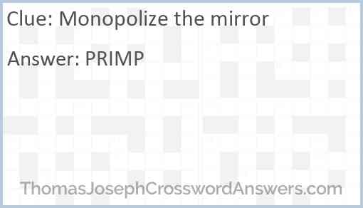 Monopolize the mirror Answer