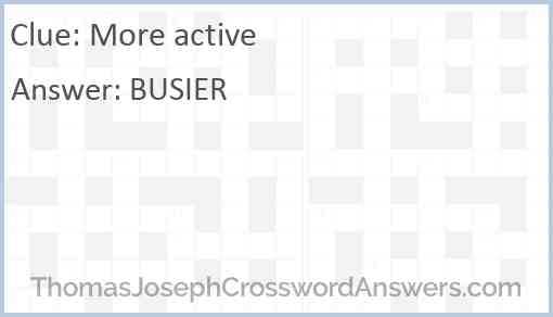 More active Answer