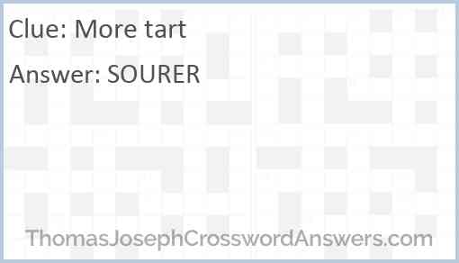 More tart Answer