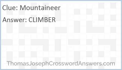 Mountaineer Answer