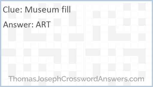 Museum fill Answer