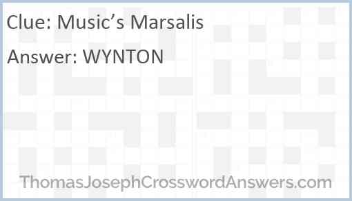 Music’s Marsalis Answer