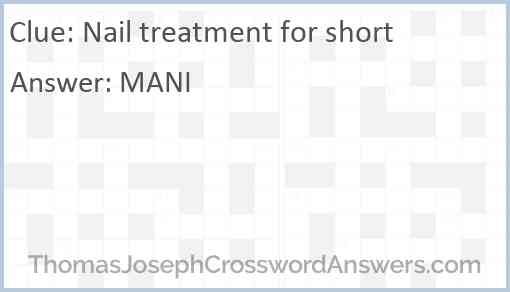 Nail treatment for short Answer