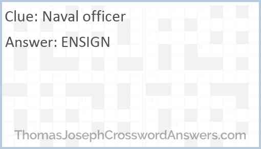 Naval officer Answer