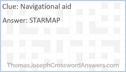 Navigational aid Answer