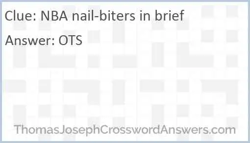 NBA nail-biters in brief Answer