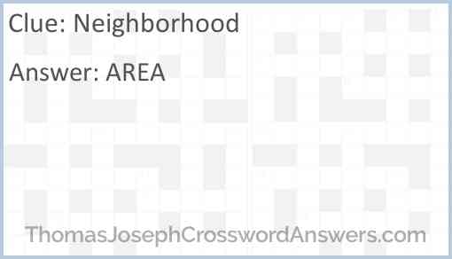 Neighborhood Answer