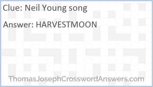 Neil Young song Answer