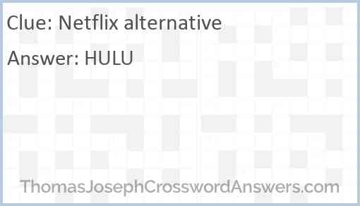 Netflix alternative Answer