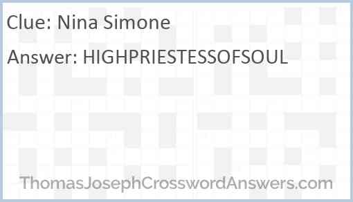 Nina Simone Answer
