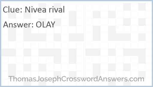Nivea rival Answer