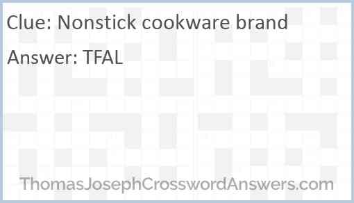 Nonstick cookware brand Answer