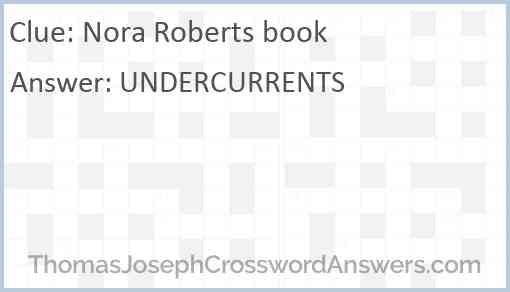 Nora Roberts book Answer