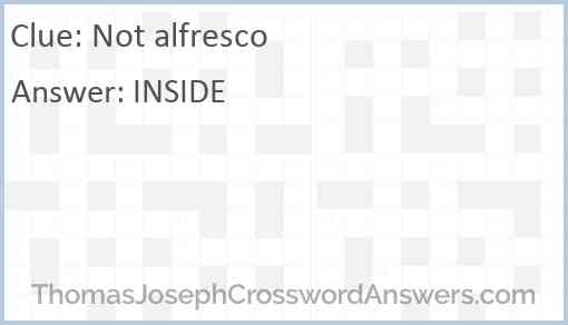 Not alfresco Answer