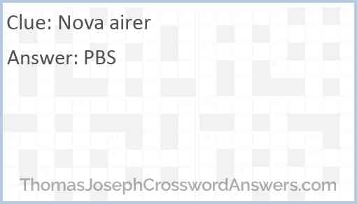 Nova airer Answer