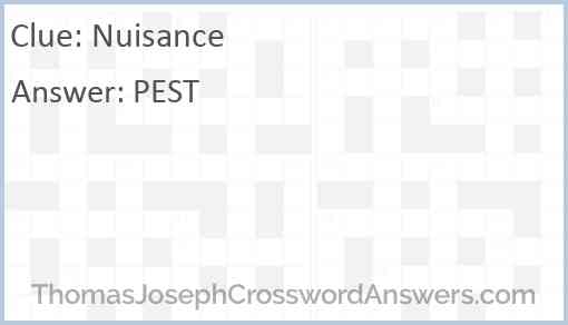 Nuisance Answer