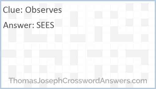 Observes Answer