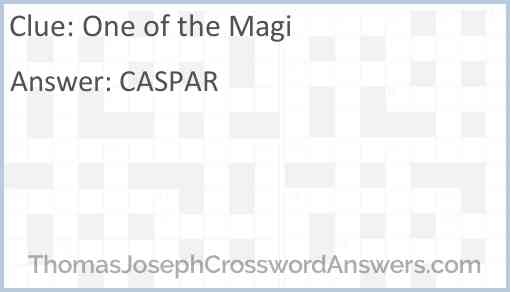 One of the Magi Answer