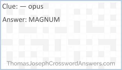 — opus Answer