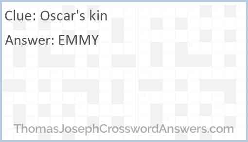 Oscar's kin Answer