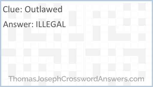Outlawed Answer