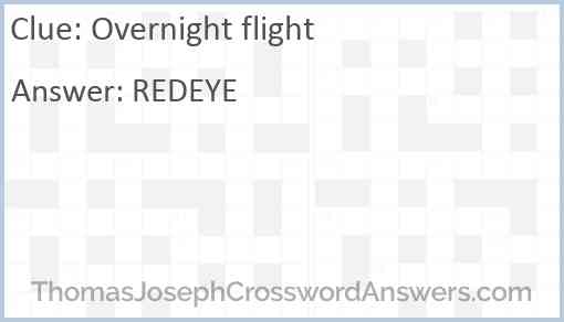 Overnight flight Answer