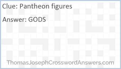 Pantheon figures Answer