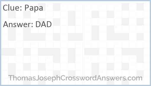 Papa Answer