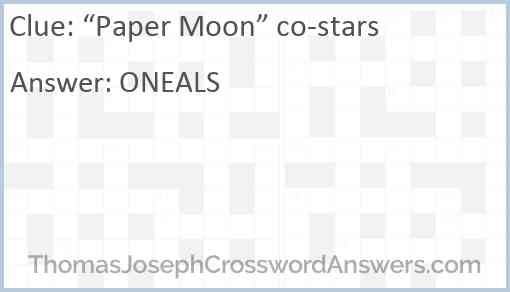 “Paper Moon” co-stars Answer