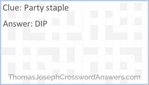 Party staple Answer