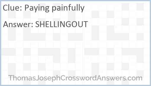 Paying painfully Answer