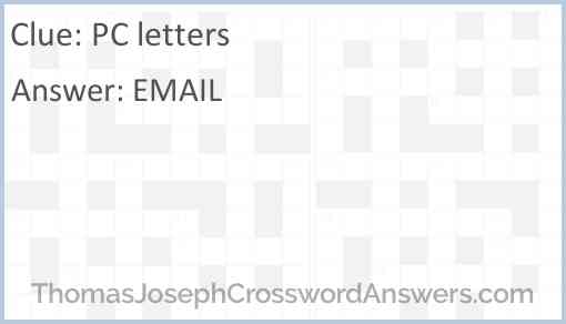 PC letters Answer